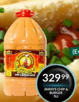 Super Save Jimmys Chip & Burger Sauce offer