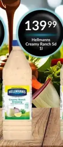 Super Save Hellmanns Creamy Ranch Dressing offer