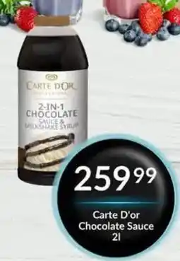 Super Save Carte D'or Chocolate Sauce offer