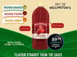 Super Save Wellington's Full Flavour Tomato Sauce offer