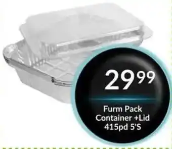 Super Save Furm Pack Container+Lid offer