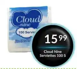 Super Save Cloud Nine Serviettes 100 S offer