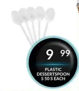 Super Save Plastic Dessertspoon offer