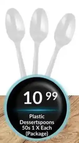 Super Save Plastic Dessertspoons offer