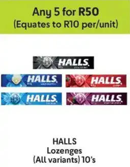 Makro Halls Lozenges offer