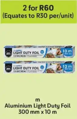 Makro m Aluminium Light Duty Foil offer
