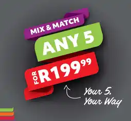 Crazy Plastics Mix & Match offer
