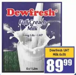 Big Save Dewfresh UHT Milk offer