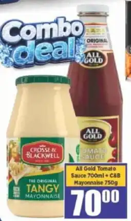 Big Save All Gold Tomato Sauce + C&B Mayonnaise offer