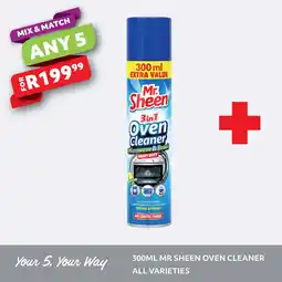 Crazy Plastics Mr. Sheen 3in1 Oven Cleaner offer