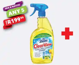 Crazy Plastics Mr. Sheen ClearView Glass & Multi Surface Cleaner offer