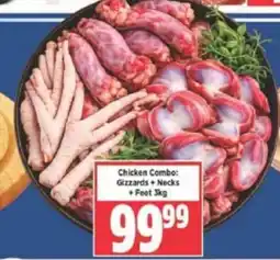 Big Save Chicken Combo: Gizzards + Necks + Feet offer