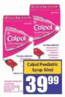 Big Save Calpol Paediatric Syrup offer