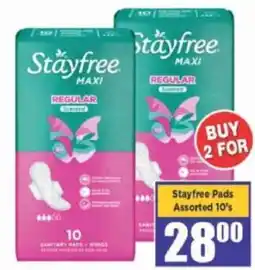 Big Save Stayfree Pads Assorted offer