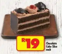 Shoprite Chocolate Cake Slice offer
