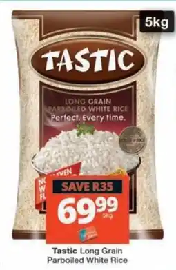 Checkers Tastic Long Grain Parboiled White Rice offer