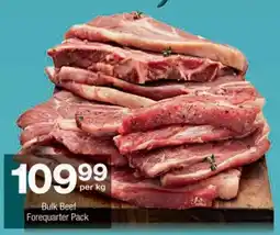 Checkers Bulk Beef Forequarter Pack offer