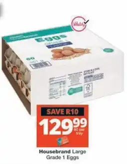Checkers Housebrand Large Grade 1 Eggs offer