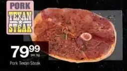 Checkers Pork Texan Steak offer