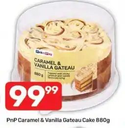 Pick n Pay PnP Caramel & Vanilla Gateau Cake 880g offer