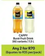 Makro Burst fruit drink offer