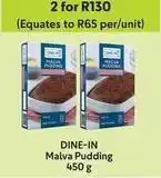 Makro Malva pudding offer