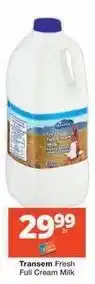Checkers Full cream milk offer