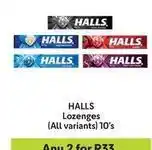 Makro Halls - lozenge offer