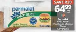 Checkers Parmalat - full cream processed cheese slices offer