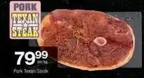 Checkers Texan - pork steak offer
