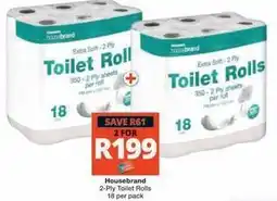 Checkers Toilet rolls offer