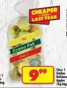Shoprite Econo - golden delicious apples offer