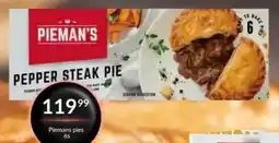 Super Save Piemans pies offer