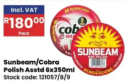 Africa Cash and Carry Sunbeam/Cobra Polish Assorted offer