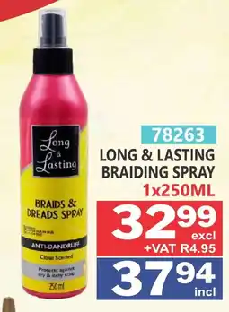 Arrow Cash And Carry Long & Lasting Braiding Spray offer