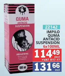 Arrow Cash And Carry Impilo Quma Antacid Suspension offer