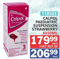 Arrow Cash And Carry Calpol Paediatric Suspension Strawberry offer