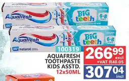 Arrow Cash And Carry AQUAFRESH TOOTHPASTE KIDS ASSTD. offer