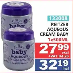 Arrow Cash And Carry REITZER AQUEOUS CREAM BABY offer