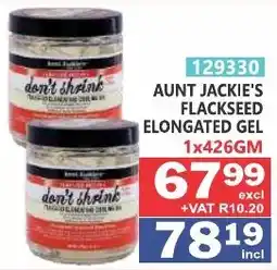 Arrow Cash And Carry AUNT JACKIE'S FLAXSEED ELONGATED GEL offer