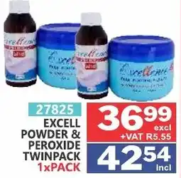 Arrow Cash And Carry EXCELL POWDER & PEROXIDE TWINPACK offer