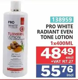 Arrow Cash And Carry PRO WHITE TURMERIC LOTION offer