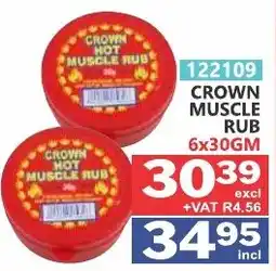 Arrow Cash And Carry Crown Hot Muscle Rub offer