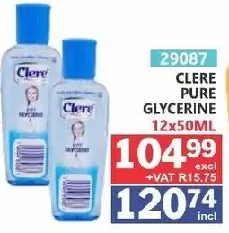 Arrow Cash And Carry CLERE PURE GLYCERINE offer