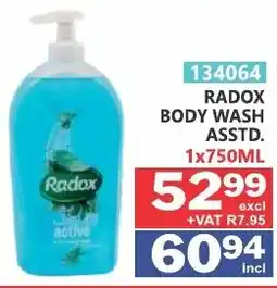 Arrow Cash And Carry Radox Body Wash offer