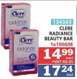Arrow Cash And Carry Clere Radiance Beauty Bar offer