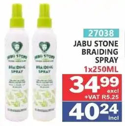 Arrow Cash And Carry JABU STONE BRAIDING SPRAY offer