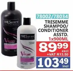 Arrow Cash And Carry TRESemmé Shampoo/Conditioner Assorted offer