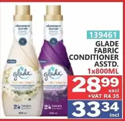 Arrow Cash And Carry Glade Fabric Conditioner Assorted offer