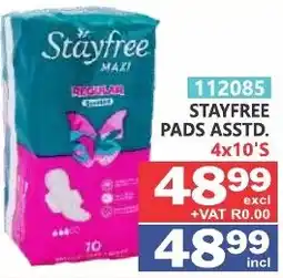 Arrow Cash And Carry Stayfree MAXI PADS offer